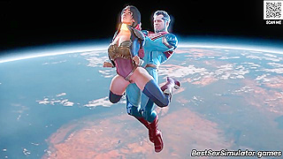 Superman and friends fuck in 3d porn compilation