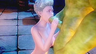 Anorsel: A mysterious ritual - Animated 3D orc fucking mature lady against tree