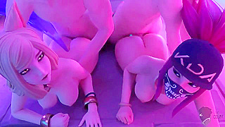 2 League of legend girls girls fuck multiple guys