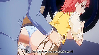 Punishment 2 ep2 - Busty hentai lesbian gets her virgin asshole fucked