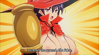 Turnabout Witch Trial - School pervert gets his virginity taken by a huge titty witch