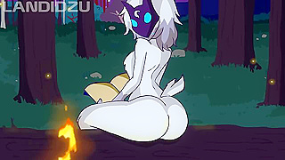 Funny cartoon parody where hot elf girls get their freak on
