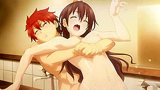 Super HxEros (uncensored) 3 - Ecchi - Hero rescues petite teen from shower mishap
