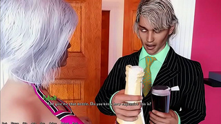 Important Secret Party – 3D Anime Couple Engages in Intense Visual Novel Adventure