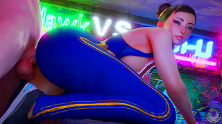 Chun-Li Gets naughty 3D Anime Action with Exciting Rule 34 Adventures