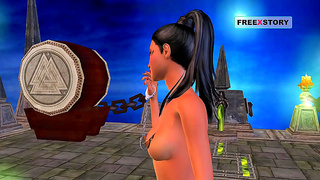 Sexy 3D Anime Indian Bhabhi Shows Off Seductive Positions For Pleasure