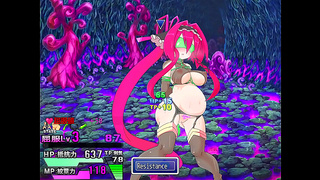 Busty Emblem Knights Engage in BDSM Fun & Threesome Action With Huge Cocks