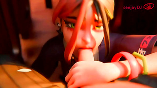 Hungry Helsie Craves Cock in Steamy 3D Hentai Cartoon Action