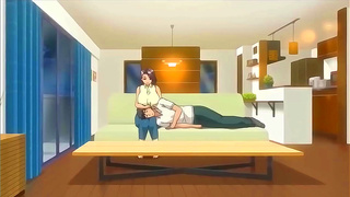 Horny MILF Wife Fucks Stranger for Anime Hentai Blowjob & CreampieCumshot