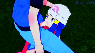 Dawn & Gloria’s Intense Pokémon Hentai Sex With Big Boobs & Creampie