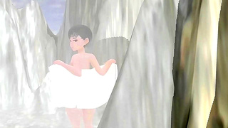 Anime Girls Enjoy Steamy Mixed Bathing Adventure at Remote Hot Springs