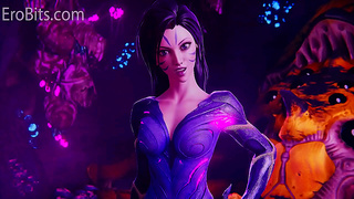 Kai'Sa from LoL Gives Intense Sci-Fi Blowjob & Anal Sex POV Orgasm Squirt