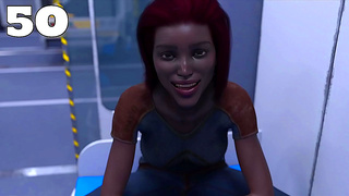 Stranded Astronaut Meets Busty MILF for Intense 3D Anime Action