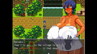 Pervy Carpenter Massages Tanned Busty Natsuki's Massive Boobs For Pleasure
