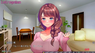 Horny Wife Returns Home for Romantic Eroge Sex With Loving Husband