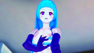 Erotic Dream With Mememe Chan From Music Video JOI Anime Action