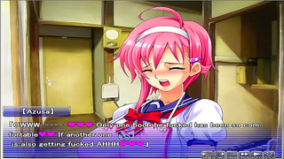 Busty Anime Chick Gets Double Penetrated in Love Apartment Episode