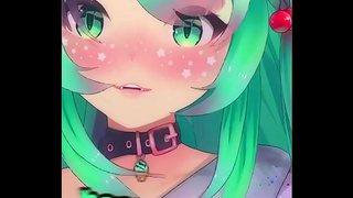 MintzeyMoon Welcomes You With Sexy Anime Tits & Toe Teasing Action