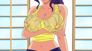 Busty Step Sister Tempts Me for Wet Uncensored Anime Anal Fun