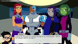 Raven & Starfire's Intense Anime Adventure – Hot Teen Titans Action