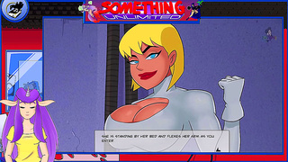 Hot Blonde & Redhead Powergirls Take Big Boobs Action in Anime Justice League Hentai