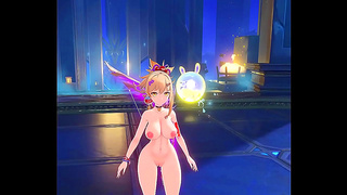 Yoimiya from Genshin Impact Gets Naughty in Hentai Game Mod