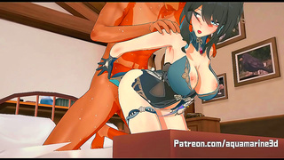 Honkai Ruan Mei Fucks Hard In Doggy Style For A Steamy Hentai Orgasm
