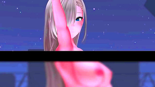 Sexy Anime Dance – Asuna Shows Off Her Moves in Hot Hentai Action