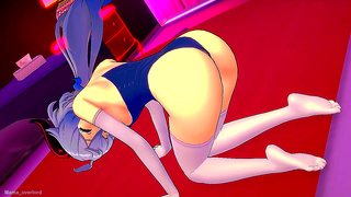 Ganyu Swimsuit Footjob – Seductive 3D Genshin Impact Fantasy