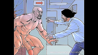 Cyberian NationComic – Hot Anime Couple Engages in Sexy Drawn Action