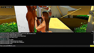 Leyla Gives Intense Blowjob In 3D Anime Game Adventure