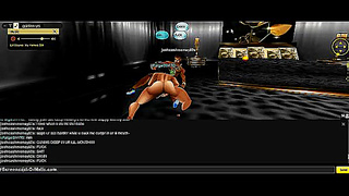 Paige Gold Seduces in Bedroom for Intense 3D Anime Game Action