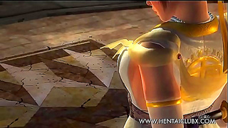 Kasumi in Seductive Halloween Costume Takes Pleasure in Ecstasy