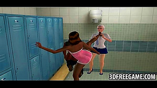 Two Hot Blonde Sluts Play Sexy Game With Big Tits Action
