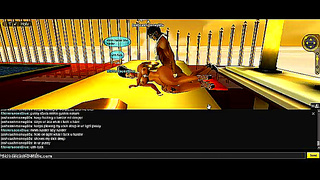 Blue Greek 3D Anime Chick Fucks Virtual Game Character Hard