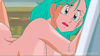Bulma and Naruto Crossover Anime – Hot Drawn Parody With Dragon Ball Action