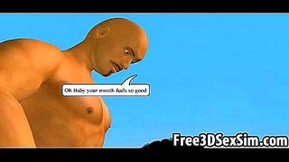 Hot 3D Cartoon Honey Gets Fucked Hard Outdoors On A Boat