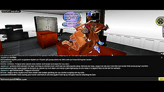 Horny IMVU Anime Girls Engage in Steamy 3D Porn 3-Way Action