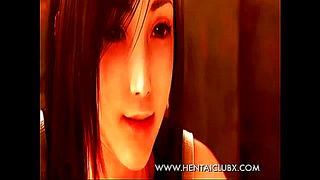 Sexy Anime Girls – Tifa Lockhart Rides Dick Hard for Hot Creampie Finish
