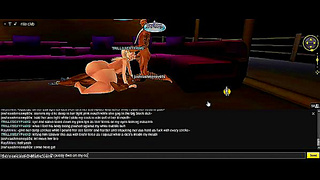 Trill CMC Nite – 3D Anime Couple Engages in Intense Game Romance
