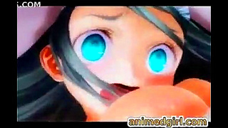 Huge Tits Hentai Babe Gets Fucked And Titfucked For Juicy Finish