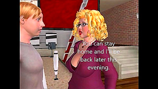 Blonde Anime Babe Rides BBC for Interracial Toony Fun