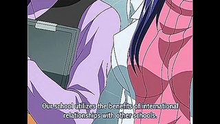 Tasty Busty Exchange Student Gets Animated In Classroom Hentai Fun