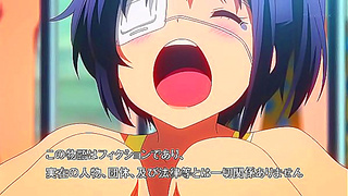 Romantic Chuunibyou Anime Couple Share Intense Passionate Moments