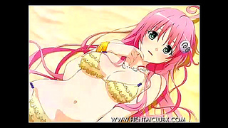 Kawaii Anime Babe Seduces With Sexy Service And Fan Pleasing Action
