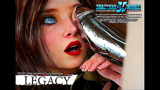 Beautiful Big-Titted Teen Takes Massive Dick for Anal Sex in 3D FantasyComic