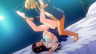 After the Summer Break, She... 1 - Busty virgin schoolgirl blackmailed into filmed hentai sex