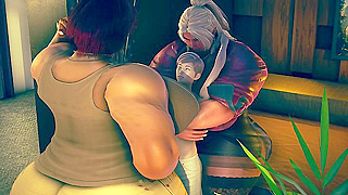 The Ritual Part One By LuckyLynx - Short guy is blown by new bosses - huge muscular women