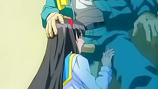 Teen anime girl gets her cunt roughly pounded till creampie