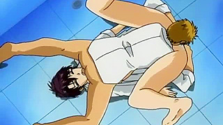 Karate instructor babe strokes a guys cock dick till it explodes in his pants
